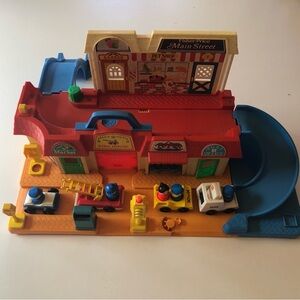 Vintage fisher price little people Main Street play set